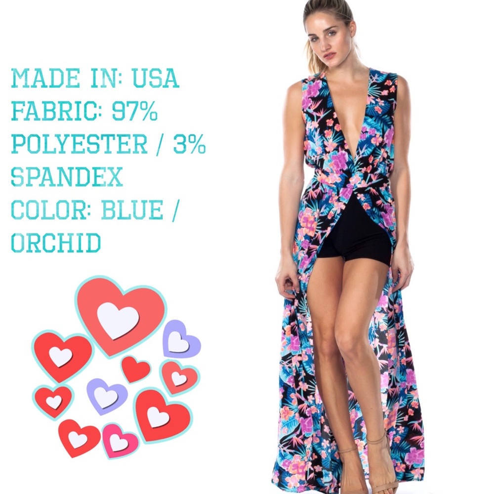 Floral Print Maxi Skort/Skirted Romper